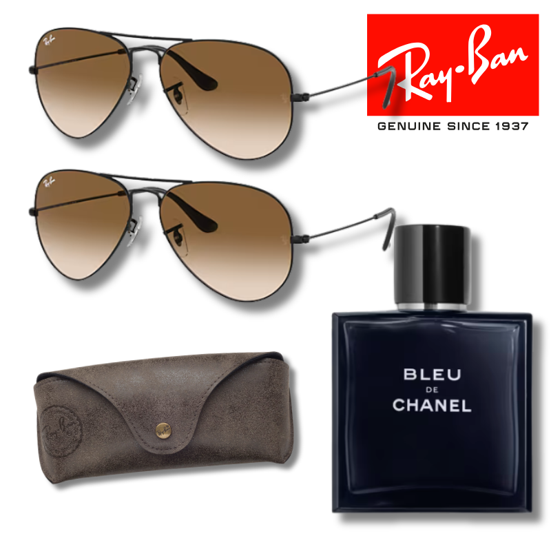 Paga 1 y llévate 2 Ray-Ban Aviator Classic + Bleu de Chanel 200 ml EDP