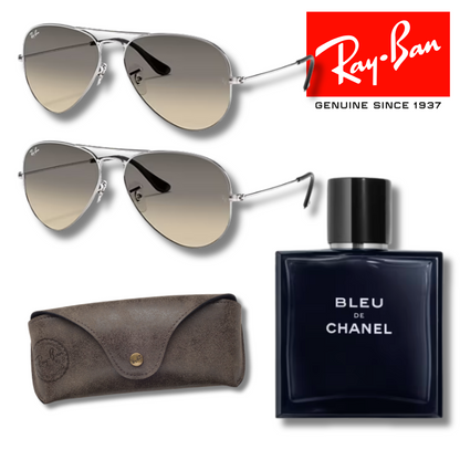 Paga 1 y llévate 2 Ray-Ban Aviator Classic + Bleu de Chanel 200 ml EDP