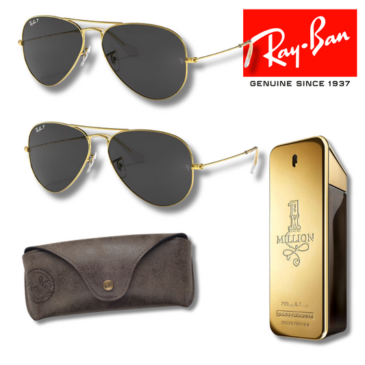 Paga 1 y llévate 2 Ray-Ban Aviator Classic + One Million 200 ml EDP