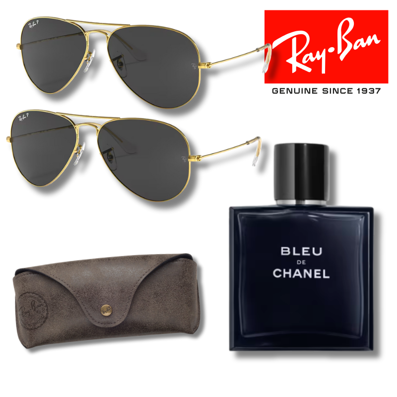 Paga 1 y llévate 2 Ray-Ban Aviator Classic + Bleu de Chanel 200 ml EDP