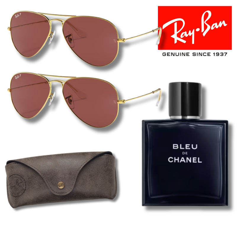Paga 1 y llévate 2 Ray-Ban Aviator Classic + Bleu de Chanel 200 ml EDP