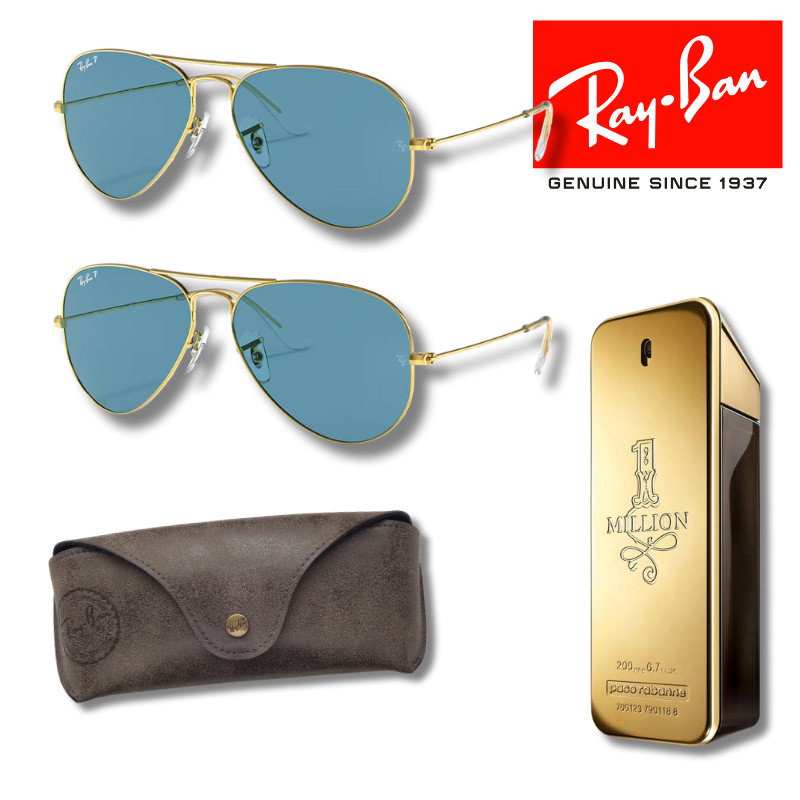 Paga 1 y llévate 2 Ray-Ban Aviator Classic + One Million 200 ml EDP